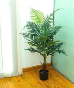 Alternative view of Artificial Palm Tree 1.25m high- Artificial Palm Plants With Plastic Pot