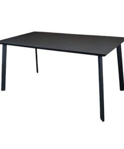 6-Seater Table -Geneva Style-160×90×74CM-Aluminum-1Year