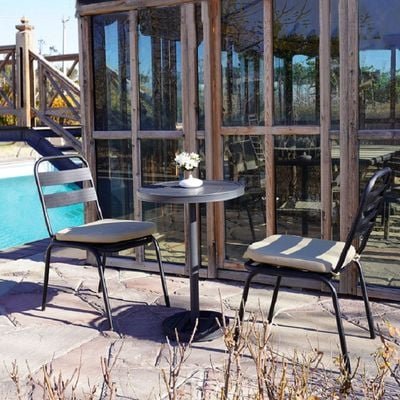 Schondor-2-Seater Table -Prague Style- φ 57×74CM-Aluminum-1Year