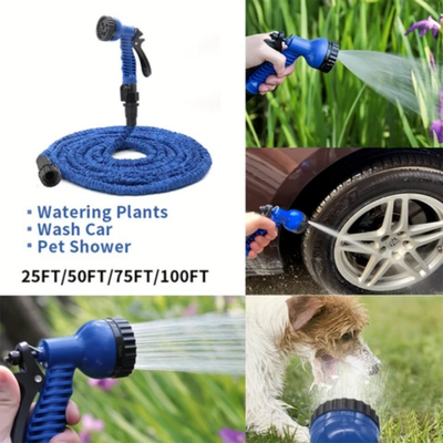 Garden Hose Pipe Blue/Black 75feet - Image 3