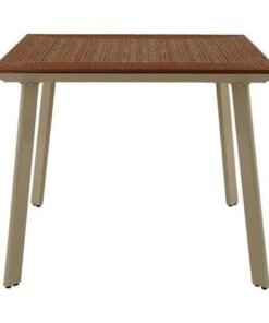 Alternative view of Schondor-4-Seater Table -Dusseldorf Style-91×91×74CM-Aluminum-1Year
