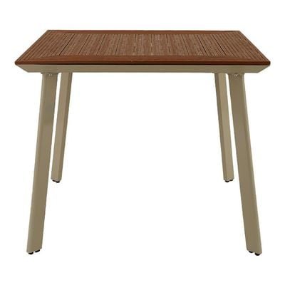 Schondor-4-Seater Table -Dusseldorf Style-91×91×74CM-Aluminum-1Year - Image 2