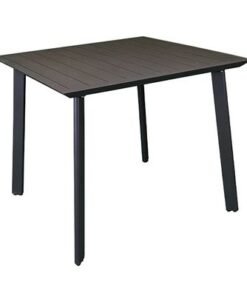 4-Seater Table -Geneva Style-90×90×74CM-Aluminum-1Year