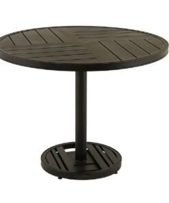 Alternative view of 4-Seater Table -Prague Style- φ 91×74CM-Aluminum-1Year