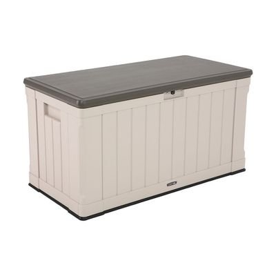 Lifetime, 439L Heavy Duty Storage Box,10 Year Limited warranty, Desert Sand Colour Box, Brown Lid LFT-60186 - Image 2