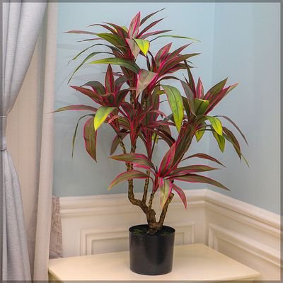 Artificial Cordyline Fruticosa Plant 90 Cm - Image 2