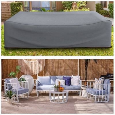 Protection Cover for Kennet 5-Seater Sofa Set - L260 x W170 x H75cm - Grey - Image 2