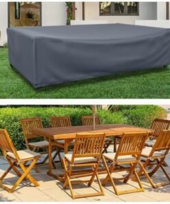 Alternative view of 8 Seater Outdoor Dining Set Universal Protection Cover L250xW160xH90cm - Grey