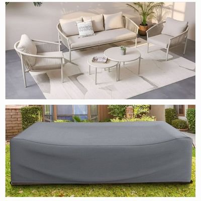 Outdoor Protection Cover for Santa Cruz Sofa Set - 5 Seater - L290 x W180 x H80cm - Grey - Image 3