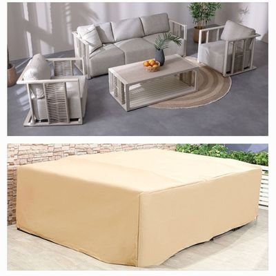 Outdoor Protection Cover for Sydney Sofa Set - 5 Seater - L290 x W170 x H70cm - Beige - Image 3