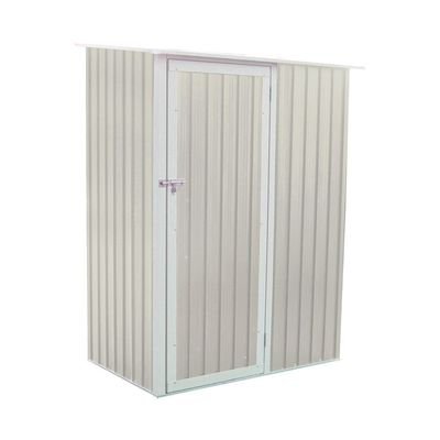 CamelTough Outdoor Metal Storage Shed, 4.7X3 feet, Garden Metal Shed Beige, CT-642 - Image 2