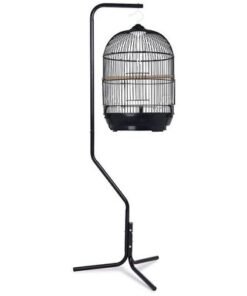 Egardenkart® Bird Cage Stand Hanging (Black with B)