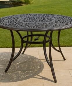 Alternative view of 6-Seater Table -Munich Style- φ 125×74CM-Aluminum-1Year