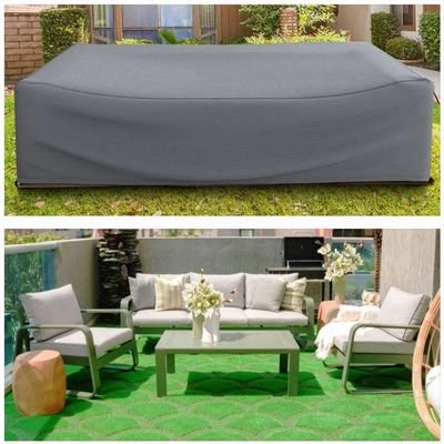 Protection Cover for Olivero 5-Seater Outdoor Sofa - L300 x W180 x H75cm - Grey - Image 2
