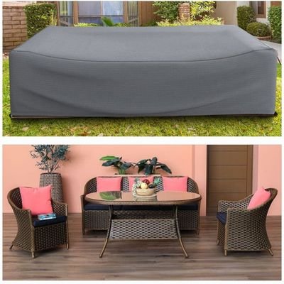 Protection Cover for Venus 5-Seater Outdoor Sofa - L300 x W180 x H80cm - Grey - Image 2