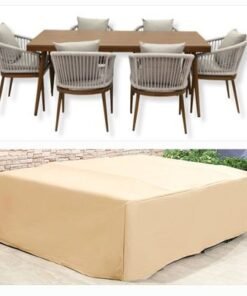 Alternative view of 6-Seater Anna Outdoor Dining Set Protection Cover - L270xW170xH80cm - Beige