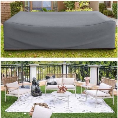 Protection Cover for Bisselle 4-Seater Sofa Set L240 x W170 x H85cm - Grey - Image 2