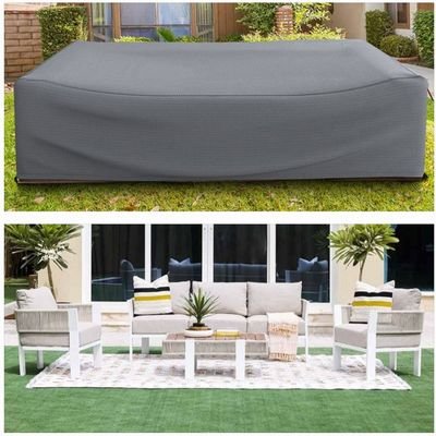 Protection Cover for Fabia 5-seater Outdoor Sofa - L270 x W170 x H75cm - Grey - Image 2