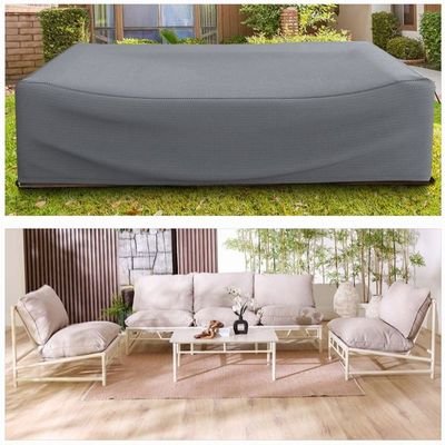 Protection Cover for Kelvis 5-Seater Sofa Set - L290 x W180 x H75cm - Grey - Image 2