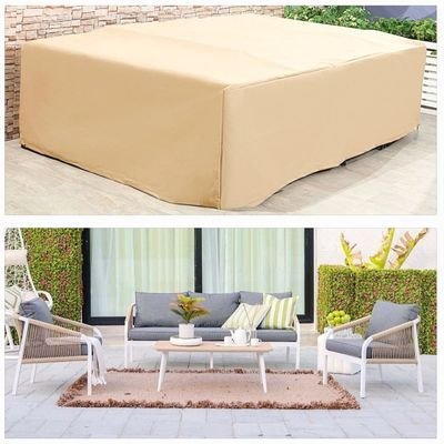 Protection Cover for Ashen 5-Seater Sofa Set - L280 x W170 x H75cm - Beige - Image 2