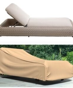 Tanzania Sunbed Protection Cover - L220xW100x40cm - Beige - Image 3