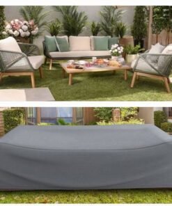 Outdoor Protection Cover for Omeya Sofa Set - 5 Seater - L300 x W180 x H70cm - Grey - Image 3