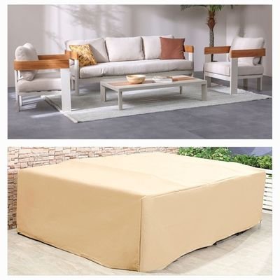 Outdoor Protection Cover for Vienna Sofa Set - 5 Seater - L300 x W170 x H75cm - Beige - Image 3