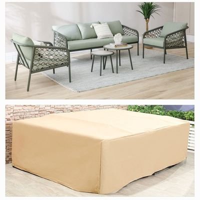 Outdoor Protection Cover for Aldrin Sofa Set - 5 Seater - L270 x W170 x H70cm - Beige - Image 3