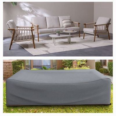 Outdoor Protection Cover for Marva Sofa Set - 5 Seater - L280 x W170 x H80cm - Grey - Image 3