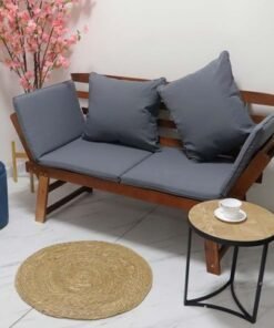 Solid Acacia Wood Chair Outdoor - Image 4