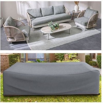 Outdoor Protection Cover for Bruce Sofa Set - 5 Seater - L320 x W180 x H75cm - Grey - Image 3
