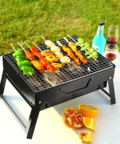Alternative view of BBQ Charcoal Grill Black 36X10.5X28.5cm