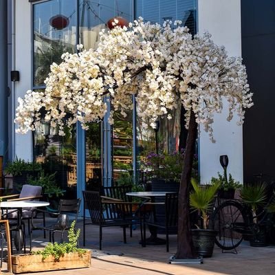 Decor Artificial Cherry Blossom Tree 3 Meters High Artificial Plant Silk Cherry Flowers Branches - Image 2