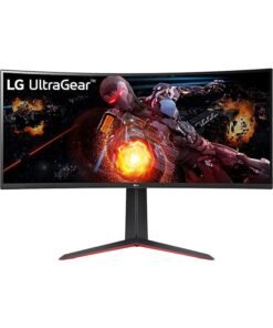 LG 34 Inch UltraGear QHD Curved Gaming Monitor (3440x1440) VA Panel, 160Hz Refresh Rate & 1ms MBR, AMD FreeSync Premium, sRGB 99% (Typ.) & HDR 10, 7Wx2ch Speakers, HDMI / DisplayPort, 34GP63A-B Black