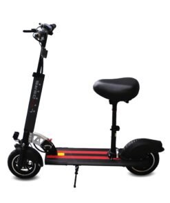Leaders Electric Scooter 400W Brushless Motor 10.4AH Battery 50 Km/h Max Speed 40 Km Range Foldable with Seat Theft Alarm