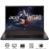 Acer Nitro V ANV15 Gaming Laptop 14th Gen Intel Core 7-240H 10 Cores Upto 5.2GHz/16GB DDR5 RAM/512GB SSD Storage/6GB NVIDIA®GeForce®RTX 4050 Graphics/15.6" FHD IPS 165Hz Display/W11/WiFi-6/Amber Backlit KB/Thunderbolt 4/ / English/Arabic Obsidian Black