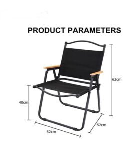 JCB CHIC Portable Folding Outdoor Camping Chair Beige