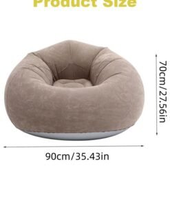 ShebSheb Inflatable Bean Bag Chair with air pump