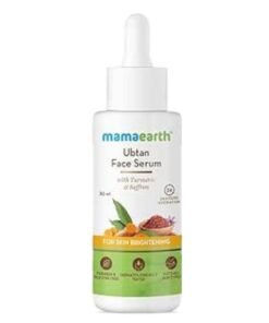 Mamaearth Ubtan Face Serum for Glowing Skin, with Turmeric and Saffron for Skin Brightening multi, 30 ml Pack of 1