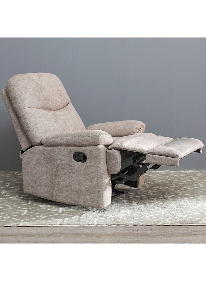 DANUBE HOME V2 Benedict 1 Seater Fabric Recliner Modern Design One Seat Relaxing Chair Living Room Furniture 86x99x99cm - Image 3