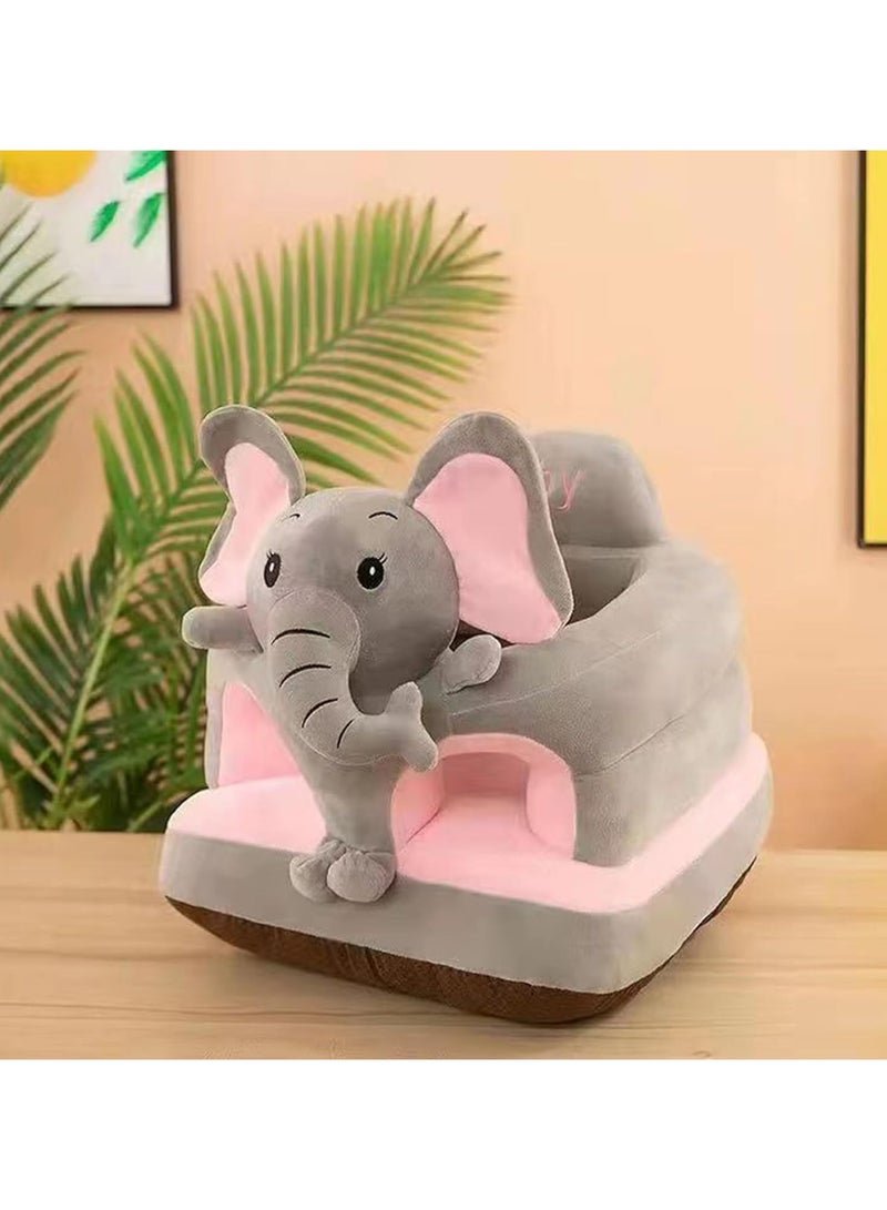 general Baby Support Sofa Chair, Animal Shaped Cushion Seat For Learning To Sit, Cuddly Plush Floor Seats, Baby Seat 6 Months Baby Toys, Toddler Sit Up Chair For Children Kids Gift