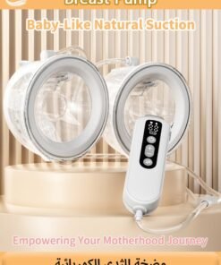 Serinovia Hands-Free Wearable Electric Breast Pump, Painless & Ultra Quiet ≤45dB, 1800mAh Long Battery Life, 3 Modes & 9 Suction Levels, with 21/24mm Flanges (2 Pieces), Discreet and Rechargeable