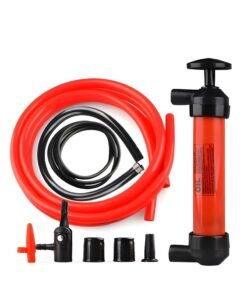 GROIC Liquid Transfer, Siphon Hand Pump - 2 Hoses,Multi-Use Siphon Vacuum Oil Extractor Pump Fluid Extractor Siphon Transfer Pump for Gasoline Liquid Oil Air and Automotive,Automotive Repair Tools