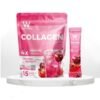 Wink White Collagen Pink Glow Plus Drink – 4X Brightness Formula with Glutathione & Vitamin C – 15 Sachets (No Sugar Added)