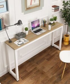 C&C Home Multipurpose Modern Luxury Living Room Narrow Side View Table Console Table Entryway Table Computer Desk Laptop Table for Home and Office 100x30x73 cm