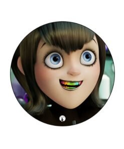 RKN Hotel Transylvania Printed Mouse Pad Round  Multicolour