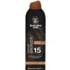 Australian Gold Continuous Spray Sunscreen with Instant Bronzer SPF 15, Immediate Glow & Dries Fast, Broad Spectrum, Water Resistant, Non-Greasy, Oxybenzone Free, Cruelty Free, 6 Ounce