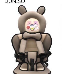 DUNISO Portable Child Car Safety Chair Safety Seat With Five-Point Belt For kids Children's Car Safety Seat Cushion for Driving Outdoor Traveling