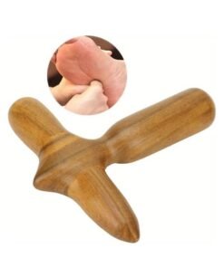 1pc Professional Wooden Foot Massage Stick, Ergonomic Reflexology Tool, Portable 5.12-inch Muscle Relief Massager For Home And Massage Shop Use