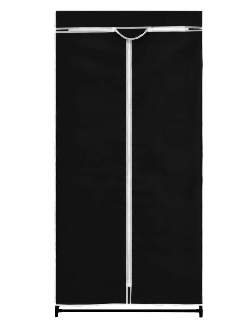 Kiko Foldable Closet with Hanging Rail, Clothes Rack, Storage Organiser for Bags, Toys, Shoes, Living Room, Bedroom, Cloakroom,Wardrobes 55X45X150 cm
